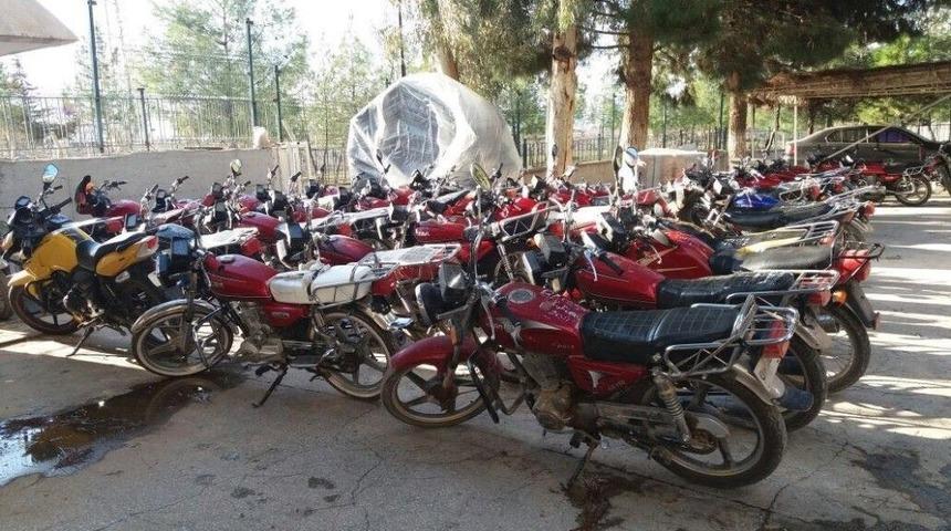 Şanlıurfa&rsquo;da 80 &Ccedil;alıntı Motosiklet Ele Ge&ccedil;irildi
