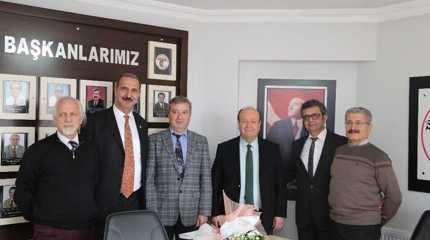 Başkan &Ouml;zakcan, Aydın Tabip Odasını Ziyaret Etti