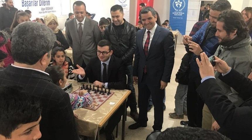 Hazro&rsquo;da Satran&ccedil; Turnuvası Sona Erdi