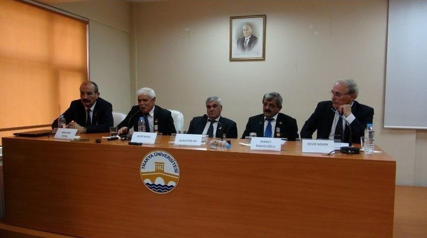 &lsquo;gazilerle Anılar&rsquo; S&ouml;yleşisi Yapıldı