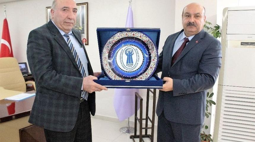 Esob Başkanı Konak, Ab Proje Ortağı Karanfil&rsquo;i Ağırladı