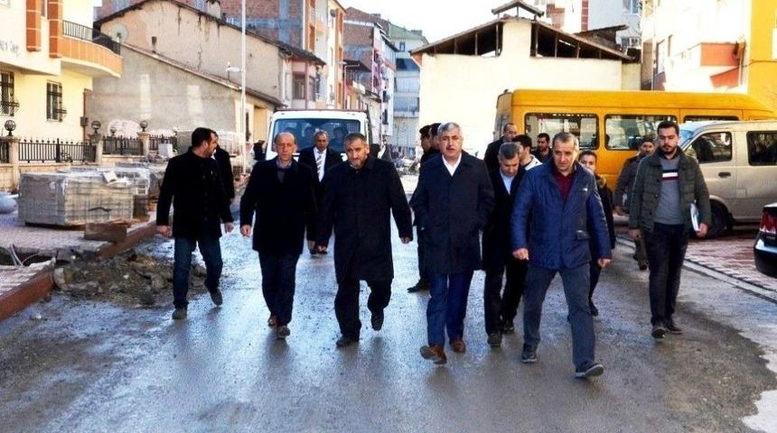 Başkan Polat &Ccedil;alışmaları Yerinde İnceledi