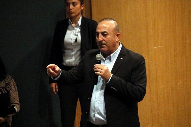 Bakan Çavuşoğlu: 