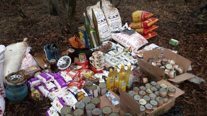 Bing&ouml;l&rsquo;de M&uuml;himmat Ve Gıda Bulunan 3 Sığınak Ele Ge&ccedil;irildi