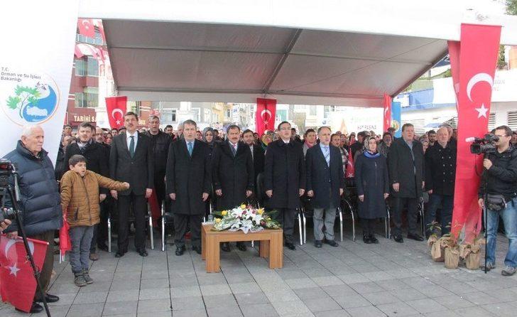 Orman Ve Su İşleri Bakanı Veysel Eroğlu Sarıyer’de Fidan Dağıttı G4