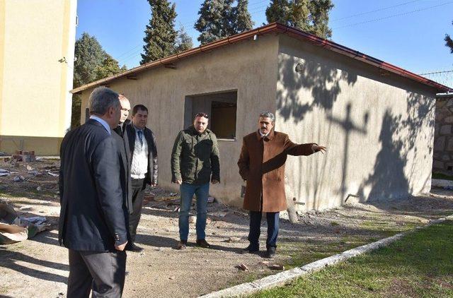 Nazilli Belediyesi, Anadolu Lisesine Yemekhane Binası Yapıyor