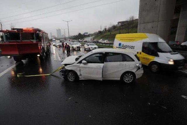 Tem'da Yoğunluğa Yol Açan Kaza