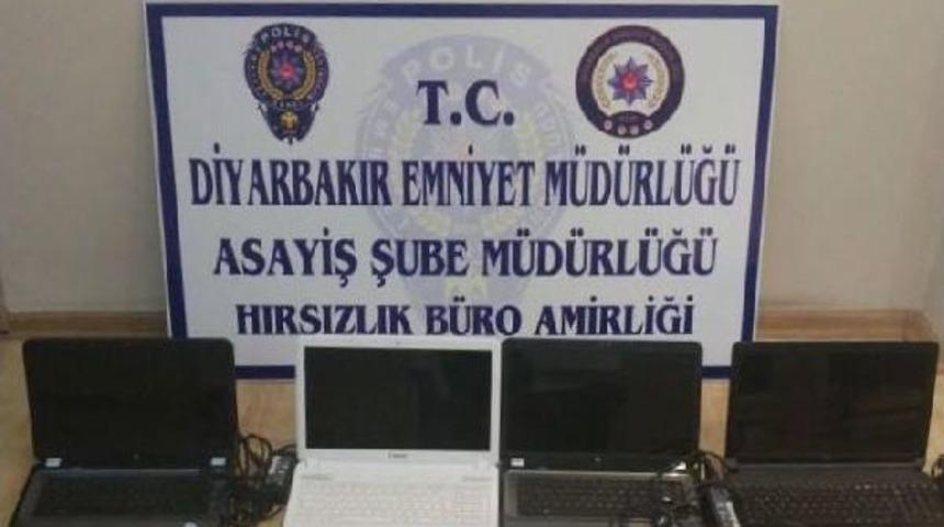 Diyarbakır'da Okulları Soyan &Ccedil;ete Kameradan Yakalandı