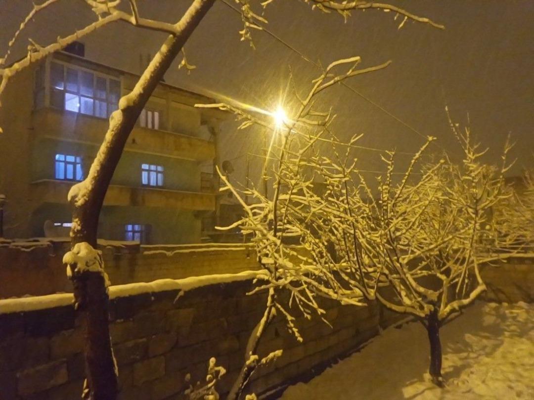 Van&rsquo;da Kar Yağışı