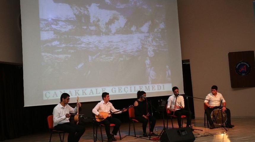 &Ccedil;anakkale Şehitleri Akdeniz &Uuml;niversitesi&rsquo;nde Anıldı