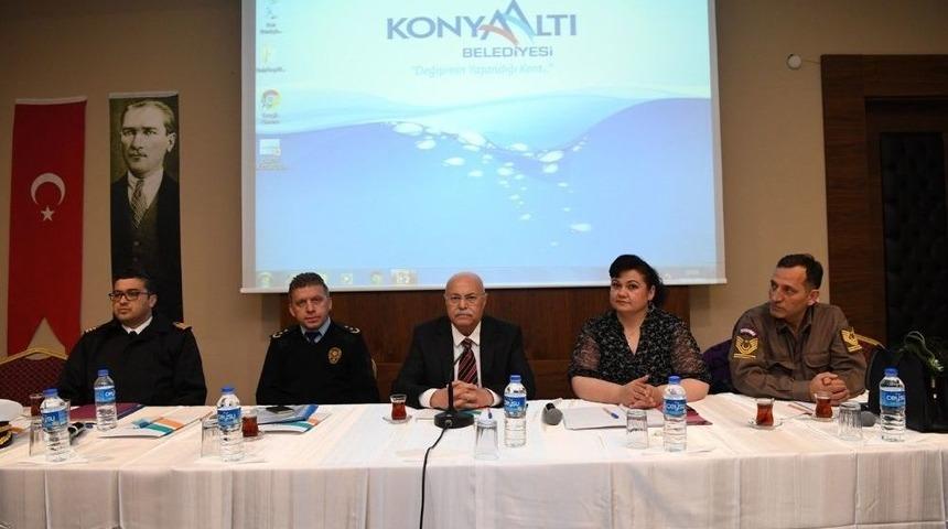 Konyaaltı&rsquo;nda &ldquo;g&uuml;venlik&rdquo; Konuşuldu