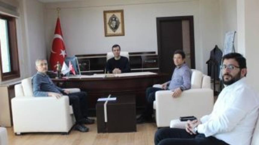 Ankara B&uuml;y&uuml;kşehir Belediyesinde Kaymakam Vardar&rsquo;a Ziyaret