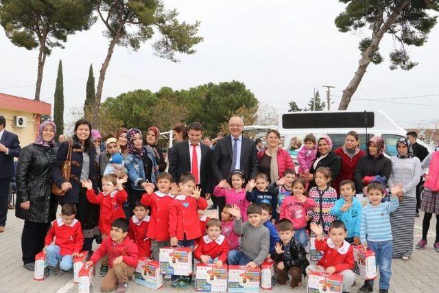 Başkan Ergün Çobanisalı Öğrencileri Sevindirdi