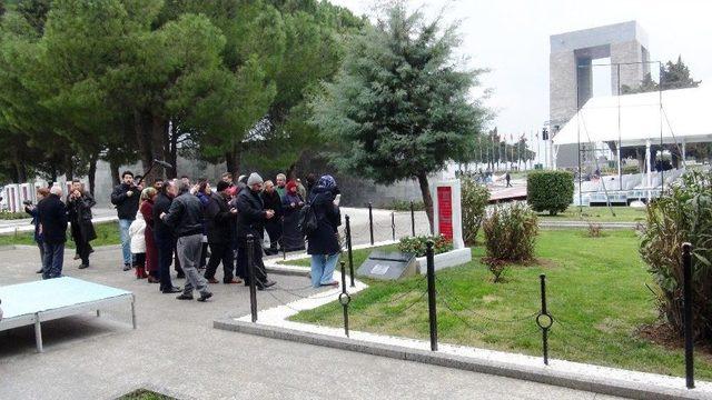 15 Temmuz Şehitlerinin Yakınları Çanakkale Şehitliği’nde