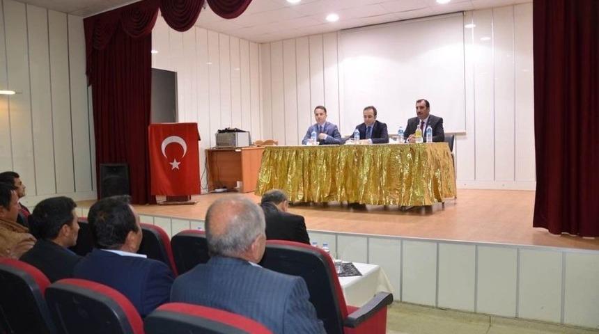 Vali Çataklı, Polateli’nde Muhtarlarla Buluştu