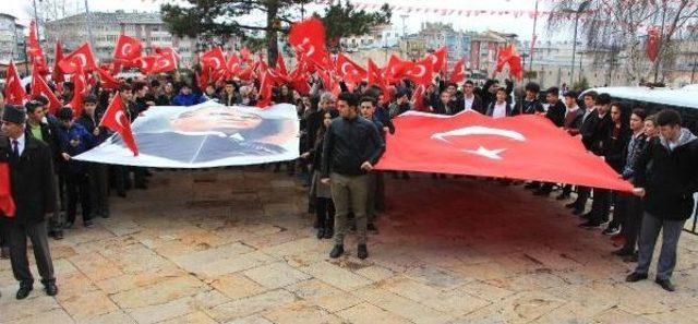 Sivas'ta Çanakkale Şehitleri Için Yürüyüş