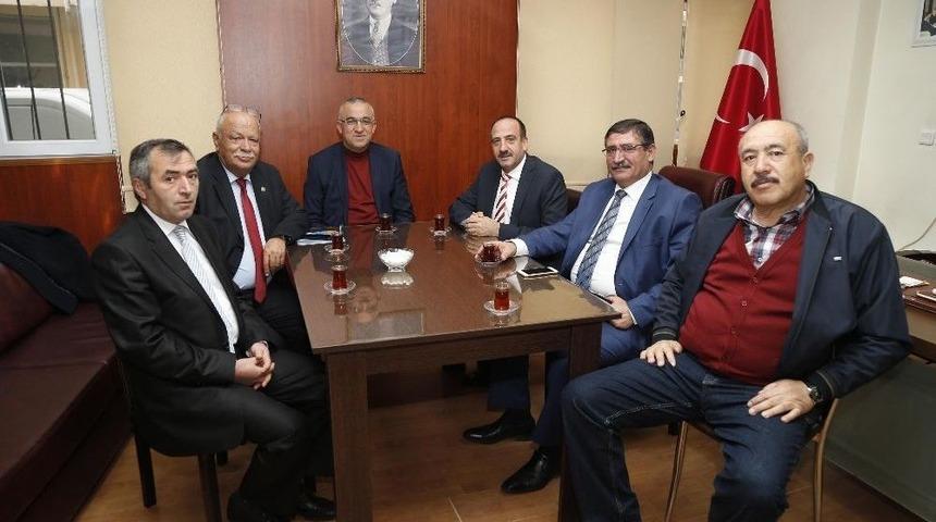 Başkan Duruay&rsquo;dan G&ouml;lbaşı Ziraat Odası Başkanı Karaarslan&rsquo;a Ziyaret