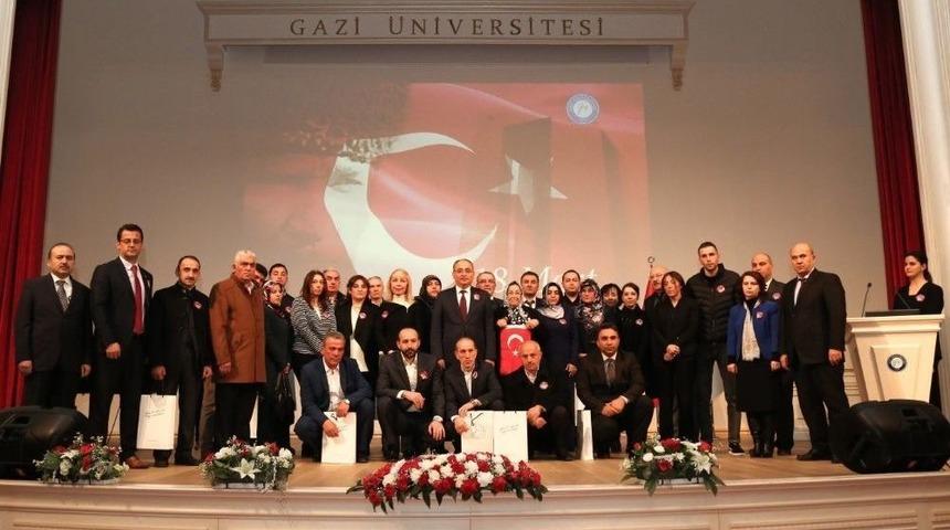 18 Mart &Ccedil;anakkale Zaferi Yıl D&ouml;n&uuml;m&uuml;nde Gazi&rsquo;li Şehitler Unutulmadı