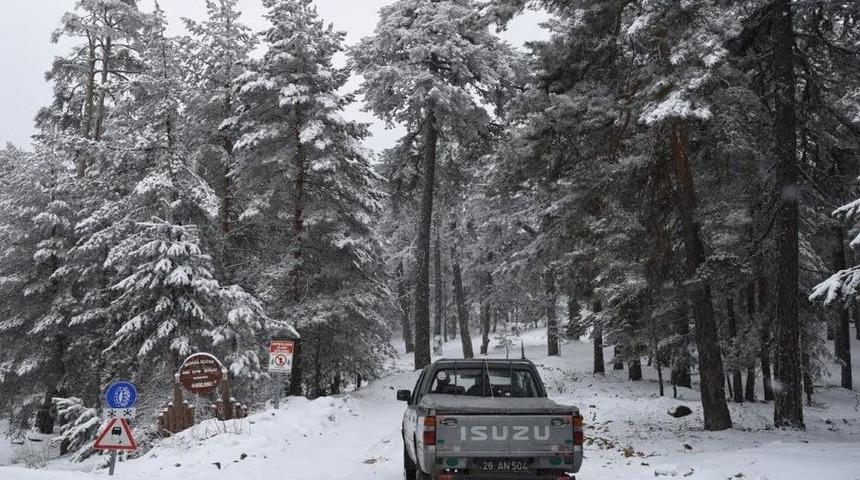 Eskişehir&rsquo;de Kar S&uuml;rprizi