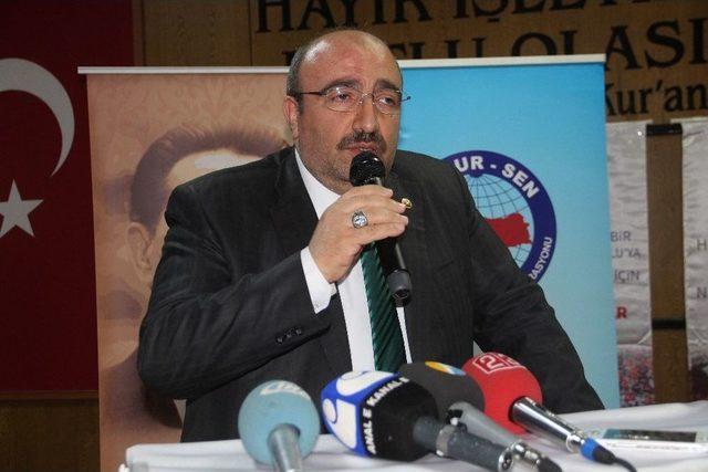 Memur-sen Genel Başkan Yardımcısı Kaya: “artık Bu Devlet İçerisinde Operasyon Yapamayacaklar”