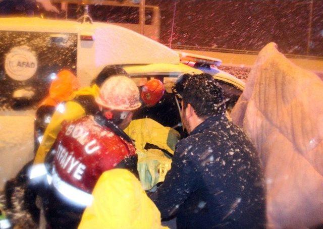 Bolu Dağı’nda Zincirleme Kaza: 1 Yaralı