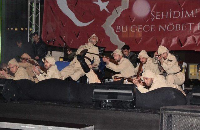 Kbü’de “şehidim, Bu Gece Nöbet Bizde