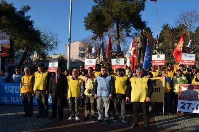 Tekirdağ'dan Yola Çıkan 57'inci Alay Grubu Gelibolu'da