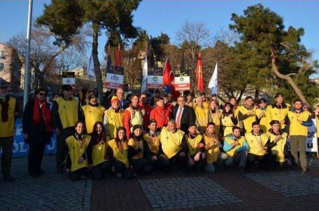 Tekirdağ'dan Yola Çıkan 57'inci Alay Grubu Gelibolu'da