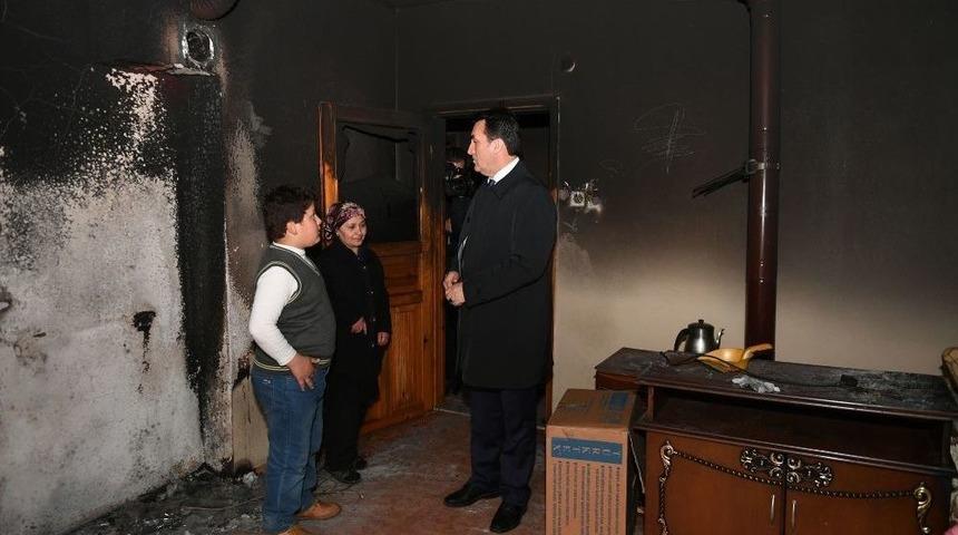 Osmangazi Evi Yanan Aileye Sahip &Ccedil;ıktı