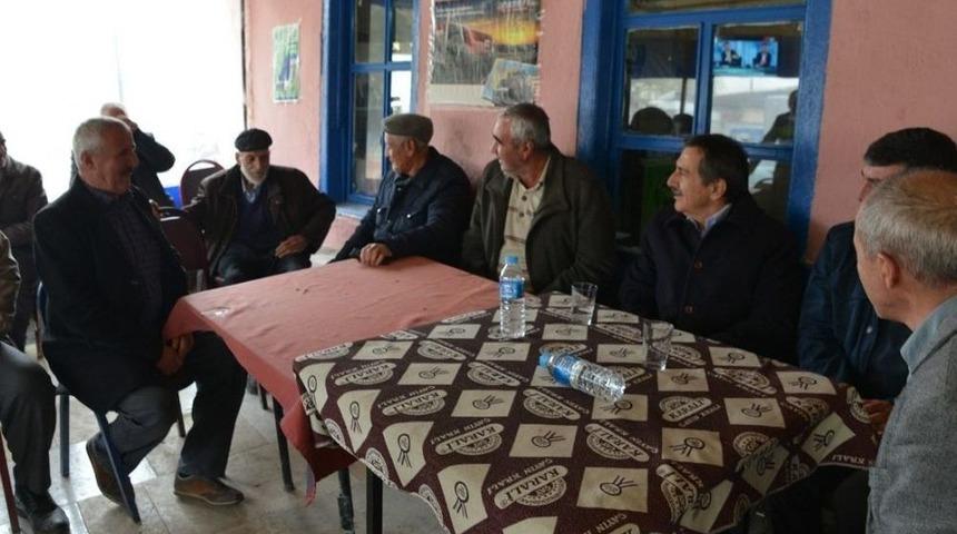 Başkan Ata&ccedil;, Bozan Ve Beylikova&rsquo;da Vatandaşlarla Buluştu