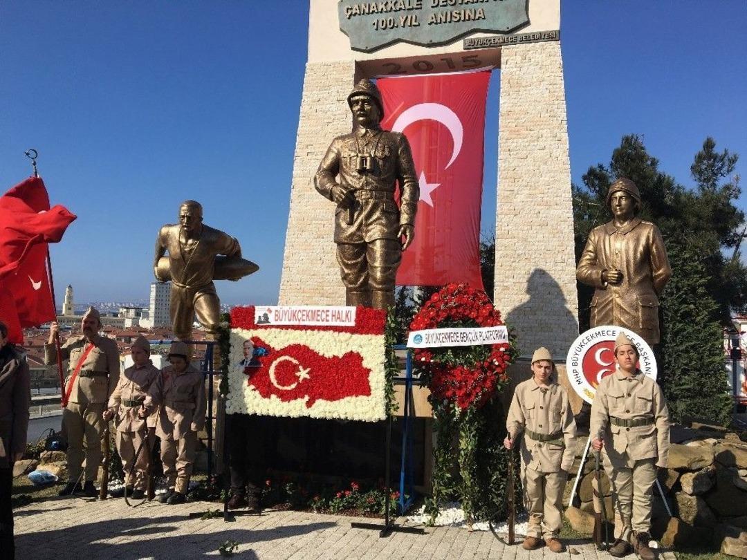 &Ccedil;anakkale Destanı&rsquo;nın Kahramanları B&uuml;y&uuml;k&ccedil;ekmece&rsquo;de Anıldı