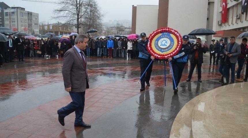 Fatsa&rsquo;da &Ccedil;anakkale Zaferi&rsquo;nin 102. Yılı Anma T&ouml;reni