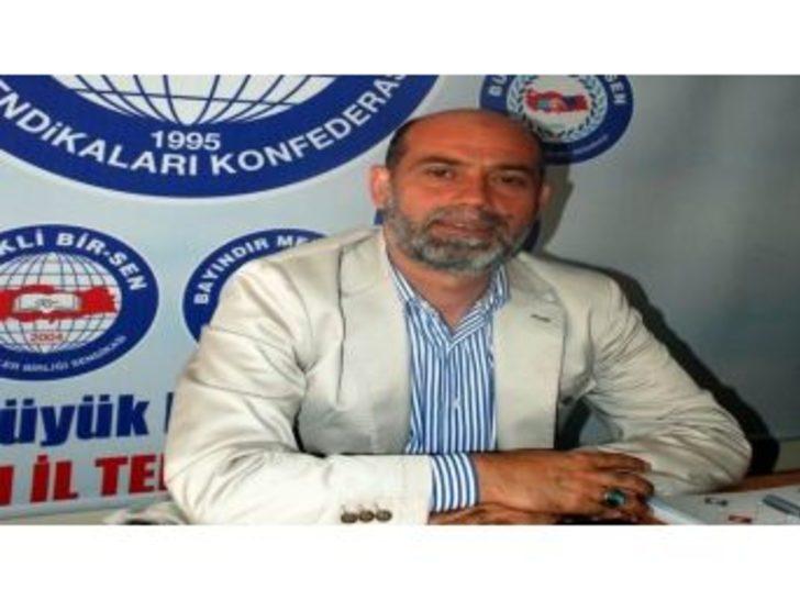 Eğitim Bir-sen Aydın Şube Başkanı Tevfik Aksoy, Sınav Sistemlerini Değerlendirdi