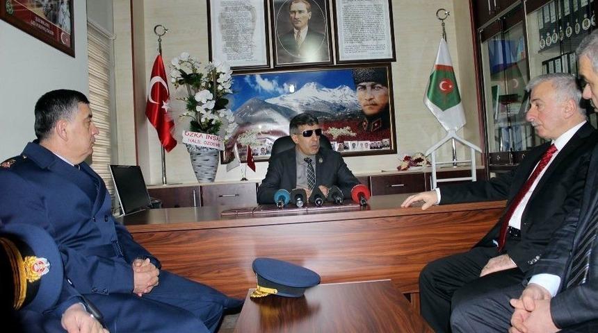 Kayseri Protokol&uuml;nden Şehit Aileleri Derneği&rsquo;ne Ziyaret