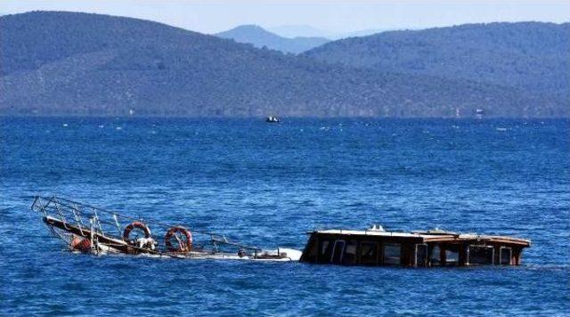 Bodrum'da 10 Gün Önce Alınan Yat Su Alıp Battı