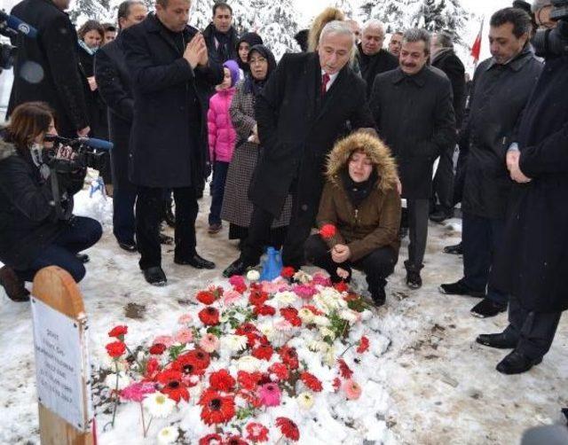 Şehit Anaları Ve Eşleri Şehit Mezarlarındaki Karları Temizledi