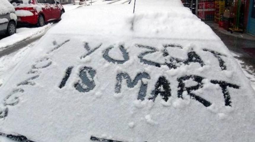 Yozgat&rsquo;Ta Kar Yağışı Etkili Oldu