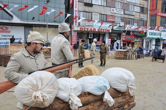 Çanakkale Savaşı, Gaziosmanpaşa Meydanı’nda Yeniden Canlandırıldı