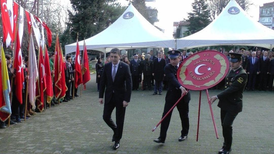 18 Mart &Ccedil;anakkale Zaferinin 102. Yıld&ouml;n&uuml;m&uuml; Ak&ccedil;akoca&rsquo;da Anıldı