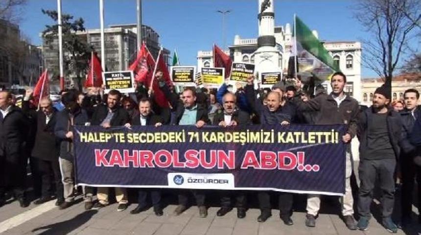 Fatih'te Abd Protestosu