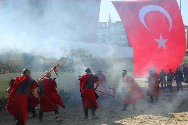 Çanakkale Deniz Zaferi Görsel Ve Işitsel Efektler Eşliğinde Canlandırıldı