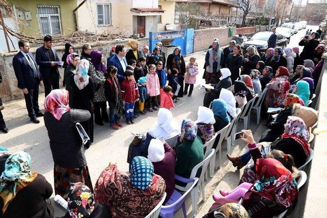 Başkan Yazgı, Referandum Çalışmalarını Sürdürüyor