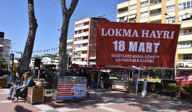 Nazilli’de Çanakkale Şehitleri İçin Lokma Hayrı Yapıldı