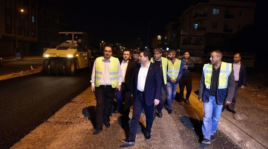 Başkan T&uuml;t&uuml;nc&uuml;&rsquo;den Gece Yarısı Denetleme