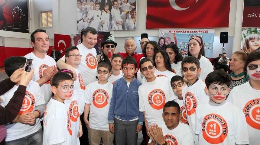 Bayraklı&rsquo;da Down Sendromlulara Rengarenk Etkinlik