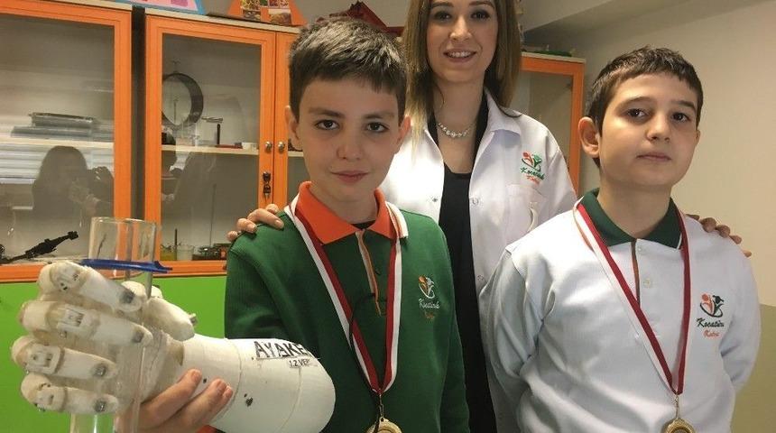 (&ouml;zel Haber) 15 Temmuz Gazilerine Miniklerden &lsquo;biyonik El&rsquo; Vefası