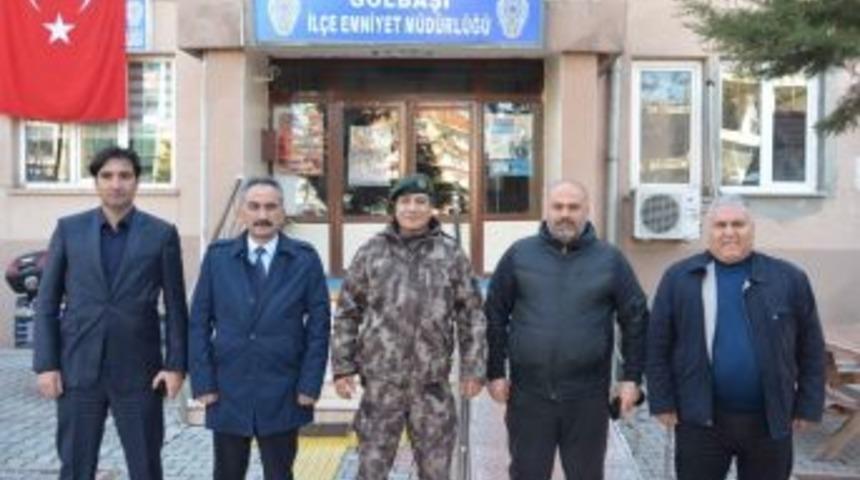 Emniyet M&uuml;d&uuml;r&uuml; Metil Alper&rsquo;den G&ouml;lbaşı İl&ccedil;esine Ziyaret