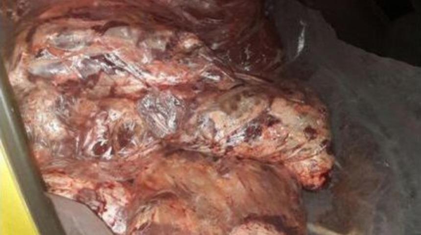 Balıkesir'de 250 Kilo Ka&ccedil;ak Ete 2 Bin 202 Liralık Ceza