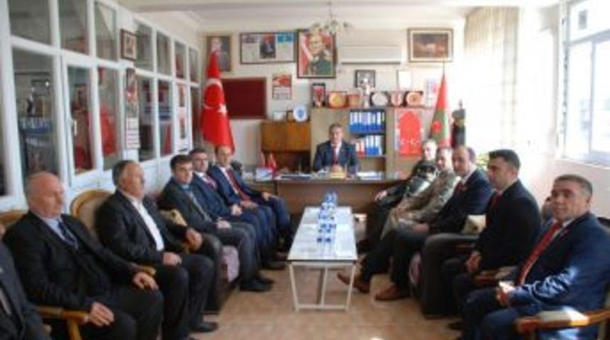 Vali Abdullah Erin Ve İl Protokol&uuml;nden T&uuml;mşad&rsquo;a Ziyaret