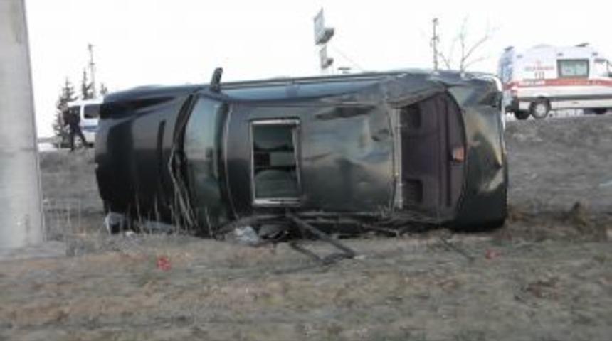 Konya&rsquo;da Trafik Kazası:1 Yaralı